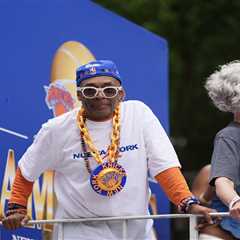 Spike Lee revels in Knicks championship parade after 53-year wait