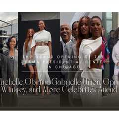Michelle Obama, Gabrielle Union, Oprah Winfrey, and More Celebrities Attend the Grand Opening of..