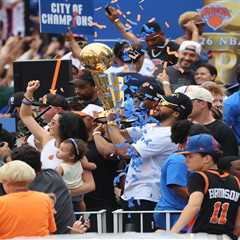 Knicks’ parade revelry serves as a  bittersweet moment for these champs