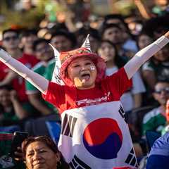 Koreatown packed with fans for Mexico vs South Korea clash