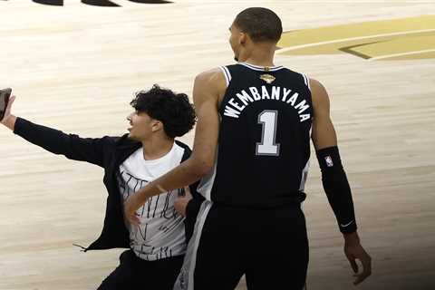 Court-storming fan arrested, ‘second individual’ banned for life after NBA Finals selfie