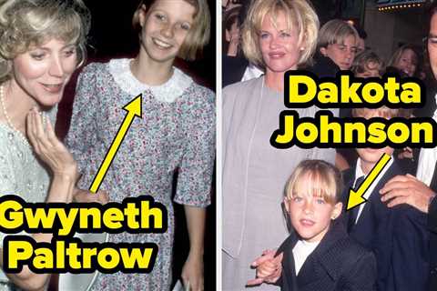 26 Old Photos Of Celebs When They Were Just Baby Nepo Babies