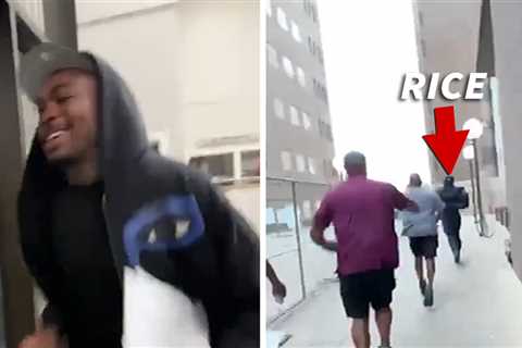 Rashee Rice Runs From Reporters After Release From Jail