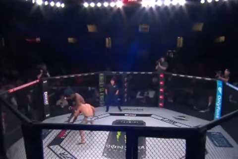 MMA fight ends in four seconds after stunning one-punch knockout