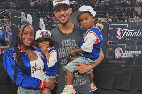 Knicks’ Josh Hart hypes up wife days after raunchy post-parade posts: ‘The queen’