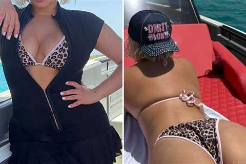 Cheek of the Week -- Guess The Sexy Singer Soaking Up Spain
