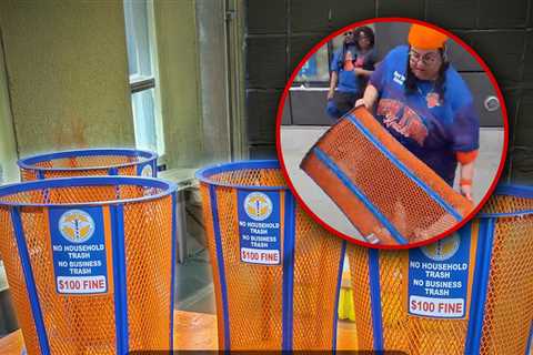 Knicks Trash Can Theft Sparks Giveaway, No Need To Steal!