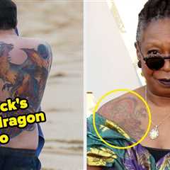 19 Celeb Tattoos You Probably Didn't Know About Because They're Usually Hidden Or In Strange Places