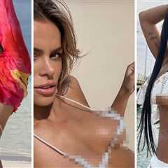 Sexy Stars In Next-Level Swimwear, National Bikini Day Hot Shots