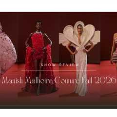 Manish Malhotra Debuts Fall 2026 “Maa” Collection at Paris Haute Couture Week