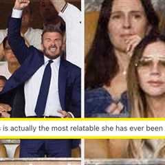 David Beckham Reacted To Victoria Beckham Going Viral For Looking Totally Done With Watching Soccer