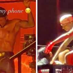 Usher Flashes Bare Butt Onstage in Viral Moment From Chris Brown Tour