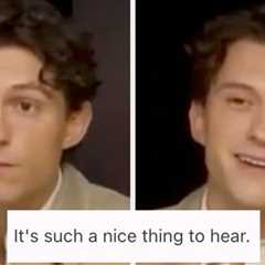 People Are Loving How Tom Holland Handled A Journalist's Comment About Sobriety