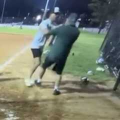 Watch the moment NJ youth softball coaches fight in handshake line as one gets charged with assault