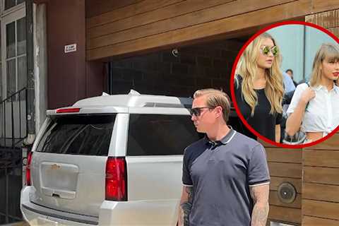 Taylor Swift Visits BFF Gigi Hadid's New York Condo Ahead of Wedding