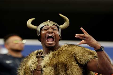 Giants QB Jameis Winston enjoys Norway World Cup win in full Viking gear