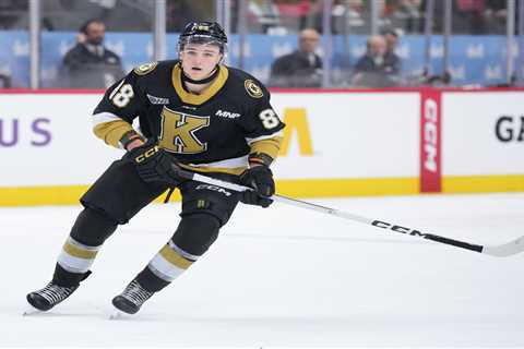 Trio of prospects reunited with Rangers after being linemates for historic OHL season