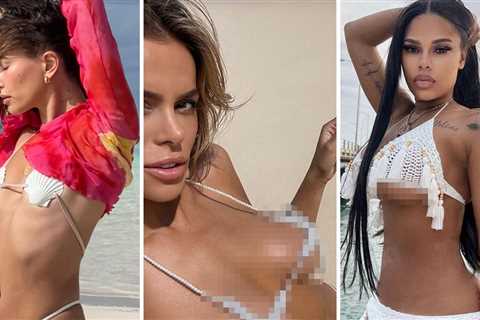 Sexy Stars In Next-Level Swimwear, National Bikini Day Hot Shots