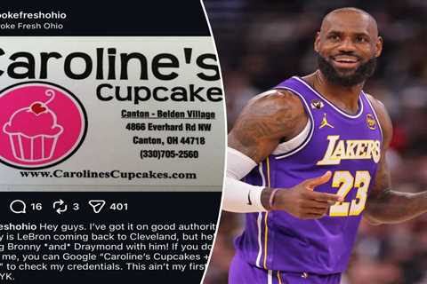 Former cupcake shop owner behind famous LeBron James scoop floats wild new free agency rumor