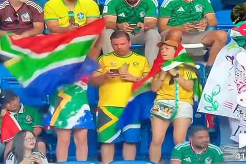 Couple’s viral World Cup moment leaves internet demanding woman ‘file for divorce’