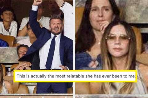 David Beckham Reacted To Victoria Beckham Going Viral For Looking Totally Done With Watching Soccer