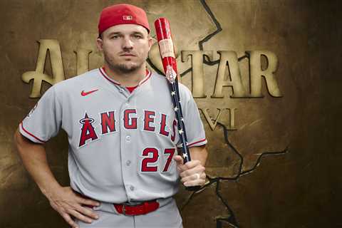 Angels star Mike Trout and his wife Jessica showed up to the MLB All-Star Game in style