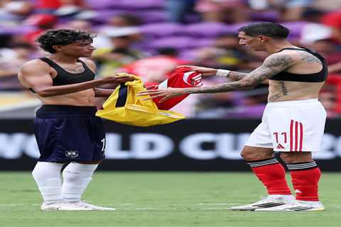 Why are male World Cup players wearing… sports bras?
