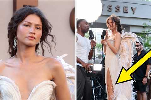 Zendaya’s “Normal, Unphotoshopped” Skin In An Unedited Photo From “The Odyssey” Premiere Is Going..