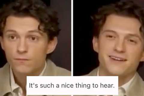 People Are Loving How Tom Holland Handled A Journalist's Comment About Sobriety