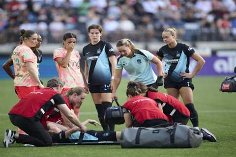 Emily Sonnett stretchered off in grim Gotham FC scene