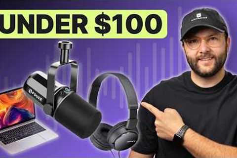 The BEST Audio Only Podcast Setup Under $100