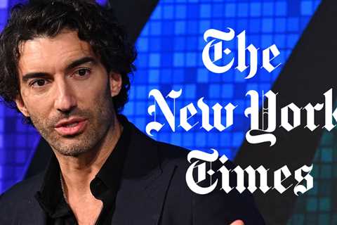 Justin Baldoni Ordered to Pay 6-Figure Sum in Legal Fees to New York Times
