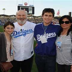 Inside the Dodgers’ tribute to Rob and Michelle Reiner:  Jake and Romy Reiner’s emotional first..