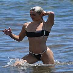 Livvy Dunne, Paul Skenes enjoy Miami beach one day after Pirates ace’s velocity dip