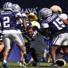 Saints-Cowboys practice descends into chaos with multiple brawls — with ex-WWE star’s son in middle ..