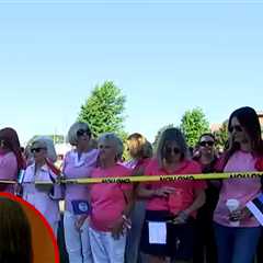 Lindsay Clancy Fans Gather Outside Courthouse Amid Murder Trial