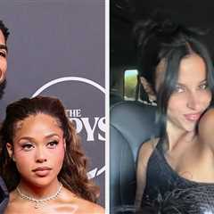 A Guest At Jordyn Woods’s Star-Studded Wedding Is Going Viral For Her “Diabolical” Sheer Dress