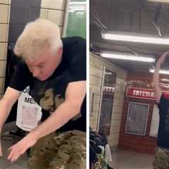 Mike Myers Performs Ballet Moves in Toronto Subway