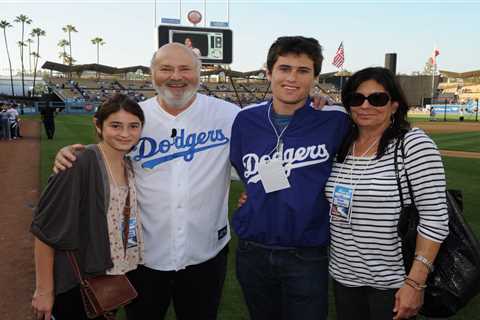 Inside the Dodgers’ tribute to Rob and Michelle Reiner:  Jake and Romy Reiner’s emotional first..