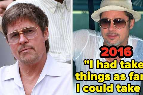 Brad Pitt Just Revealed That He’s No Longer Sober, So Here’s What He’s Said In The Past About..
