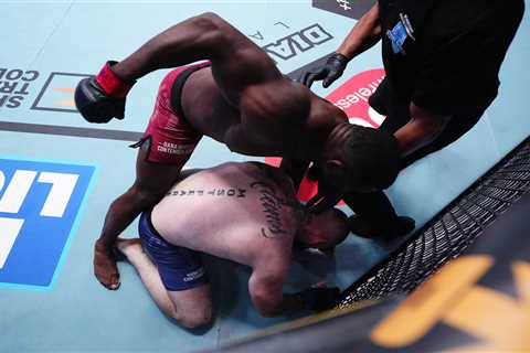 Ex-Jets linebacker earns UFC contract after wild 34-second knockout