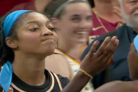Caitlin Clark caught smiling with Angel Reese in anguish over missing potential game-winning layup