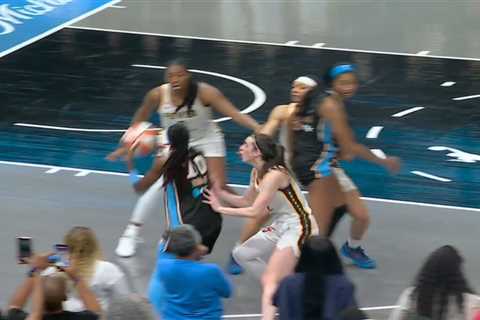 Caitlin Clark foul shocks ESPN announcers — and it nearly cost Fever game