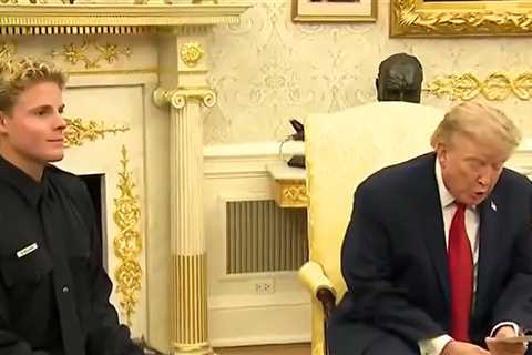 President Trump Hosts Teen Lifeguard and Boy He Rescued For White House Visit