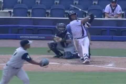 CC Sabathia’s son Carsten hits first pro home run with Yankees great in attendance: ‘Super cool..