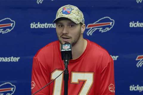 Josh Allen Calls Out Reporter Who Broke News of Ed Oliver's Son Drowning