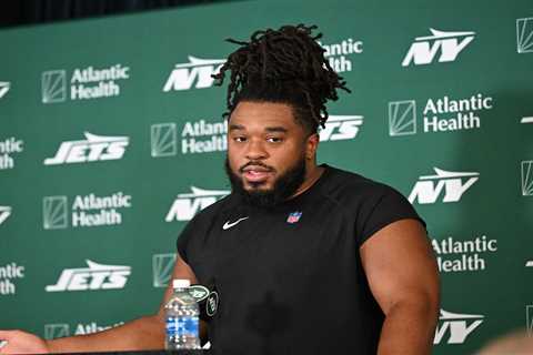 Dylan Parham meshing with Jets O-line as lone newcomer in unit