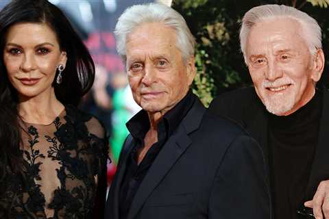 Michael Douglas' Dad Kirk Took Care of Catherine Zeta-Jones In His Will