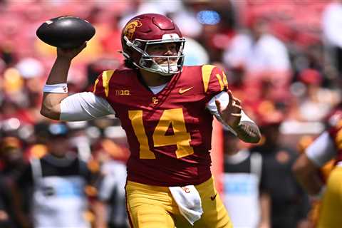 USC football makes loud opening statement in rout of San Jose State