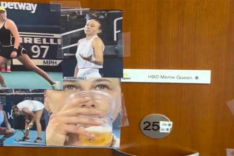 Amanda Anisimova reacts to surprise ‘meme queen’ US Open locker on 25th birthday